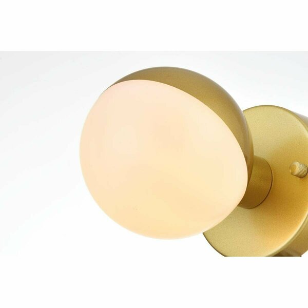 Cling 110 V E12 One Light Vanity Wall Lamp, Brass CL2961665